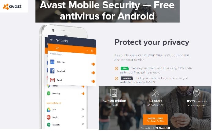 Top 7 Best Antivirus Apps for Android in 2020:Avast Mobile Security Top 7 Best Antivirus Apps for Android in 2020:Avast Mobile Security