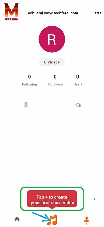 Signup with Mitron App Signup with Mitron App