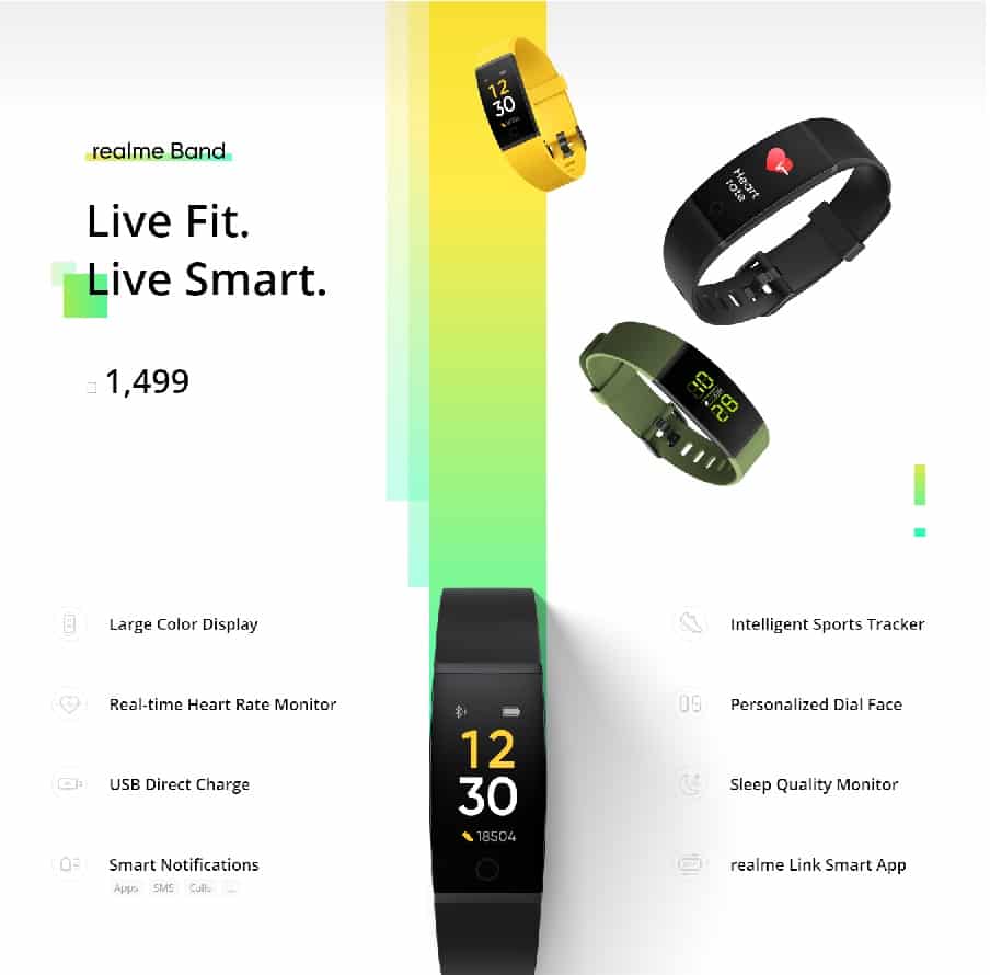 TechFeral Realme Smart Band launched in India: Features & Price Realme Smart Band launched in India: Features & Price