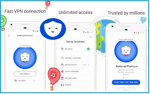 Top 10 Best Unlimited Free VPNs Apps for Android Phone in 2020: Betternet FREE VPN Top 10 Best Unlimited Free VPNs Apps for Android Phone in 2020: Betternet FREE VPN