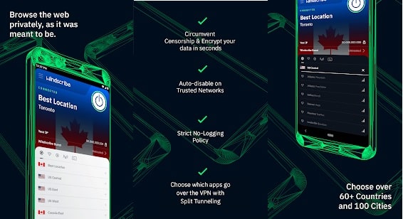 Top 10 Best Unlimited Free VPNs Apps for Android Phone in 2020: Windscribe FREE VPN Top 10 Best Unlimited Free VPNs Apps for Android Phone in 2020: Windscribe FREE VPN