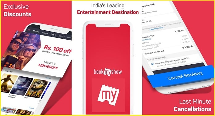 Top 7 Best Apps for Booking Movie Tickets Online: Bookmyshow App Top 7 Best Apps for Booking Movie Tickets Online: Bookmyshow App