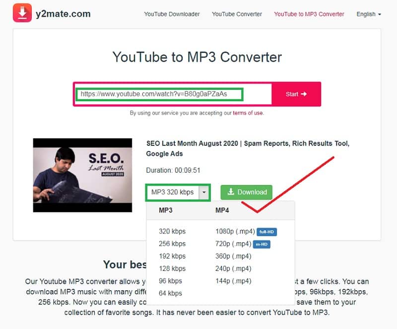 Best YouTube to MP3 online converter for free: Y2mate Best YouTube to MP3 online converter for free: Y2mate